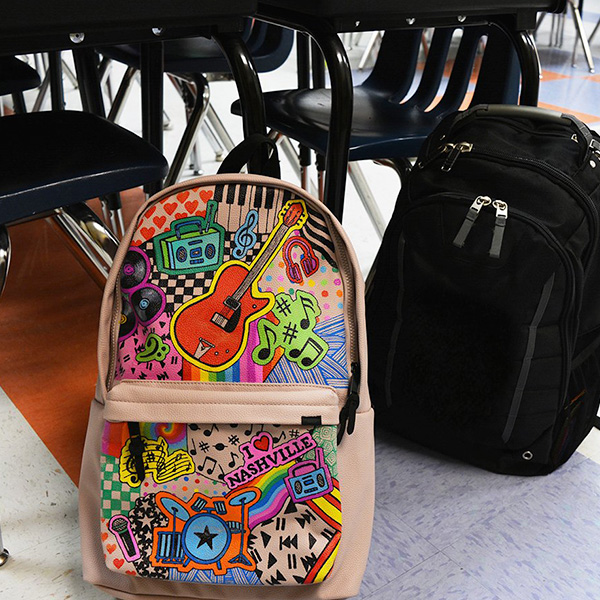 Personalised Backpacks With Sharpie 4 sharpie blog post personalised backpacks with sharpie