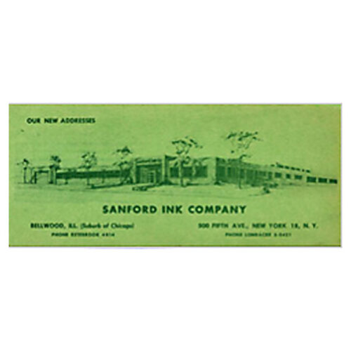 Sanford Ink Company 8 sharpie heritage timeline 1930 1964
