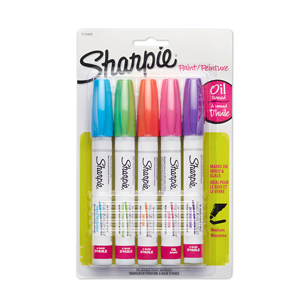 Sharpie Medium Paint Markers Fashion 5 Pack 2 Sharpie Medium Paint Markers Fashion 5 Pack