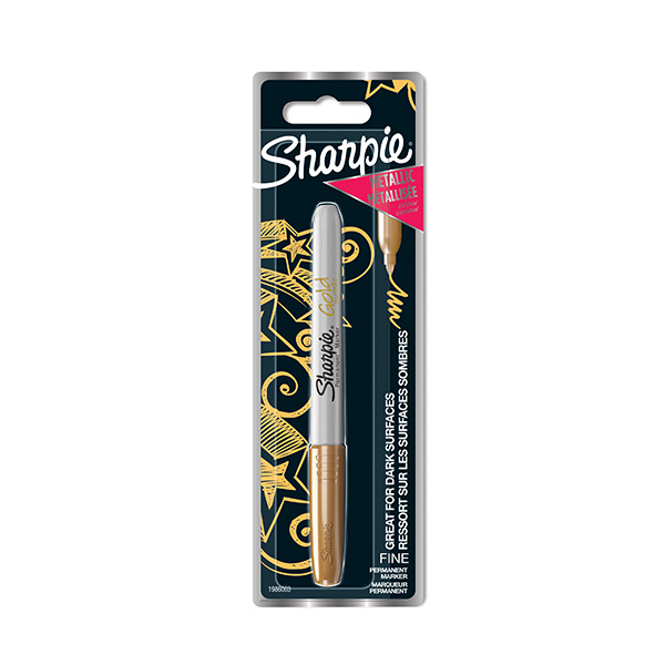 Sharpie Metallic Permanent Marker Gold 1 Pack 2 Sharpie Metallic Permanent Marker Gold 1 Pack