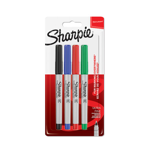Sharpie Ultra Fine Permanent Markers Assorted 4 Pack 5 c68dfc632365fcd186ad2e80b43085a2